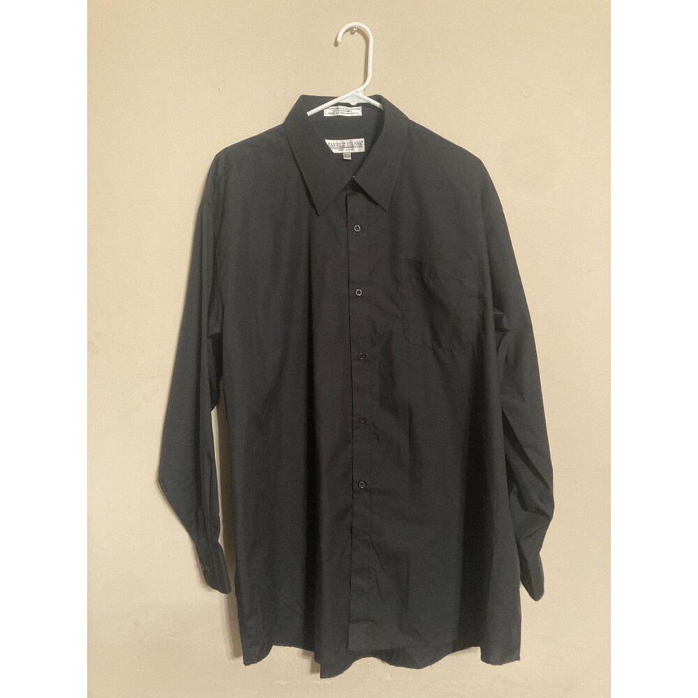 Daniel Ellisa Mens Black Dress Shirt - size 34-35